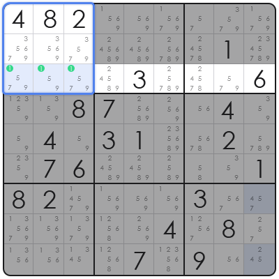 sudoku hidden singles method
